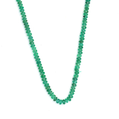 Green Emerald 2mm Smooth Rondelles