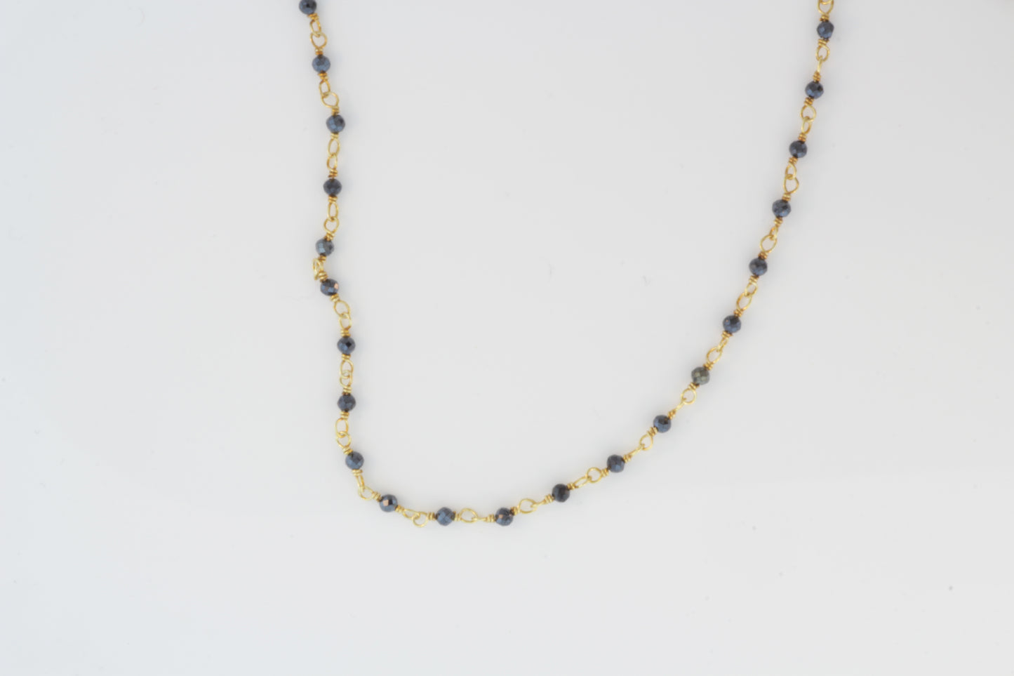 Coated Black Spinel 2mm Faceted Rounds