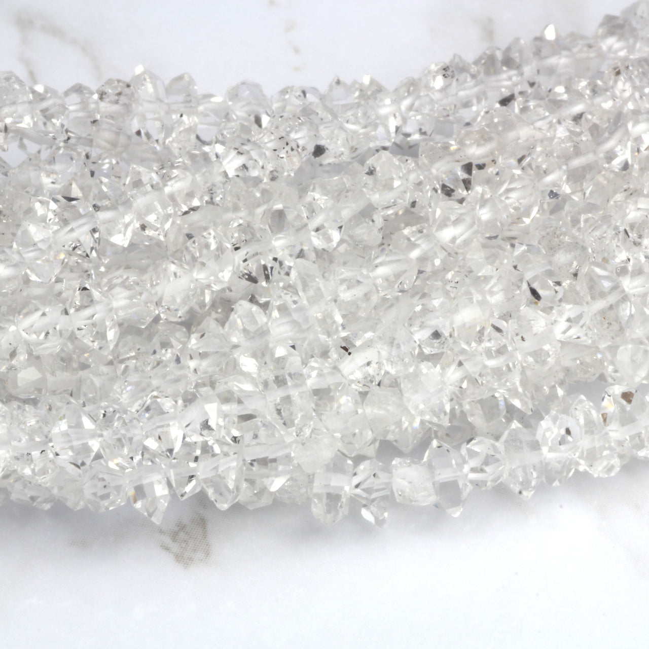 Clear Herkimer Diamond Quartz 3mm Freeform Chips