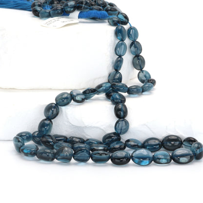 London Blue Topaz 9x6mm Smooth Nuggets