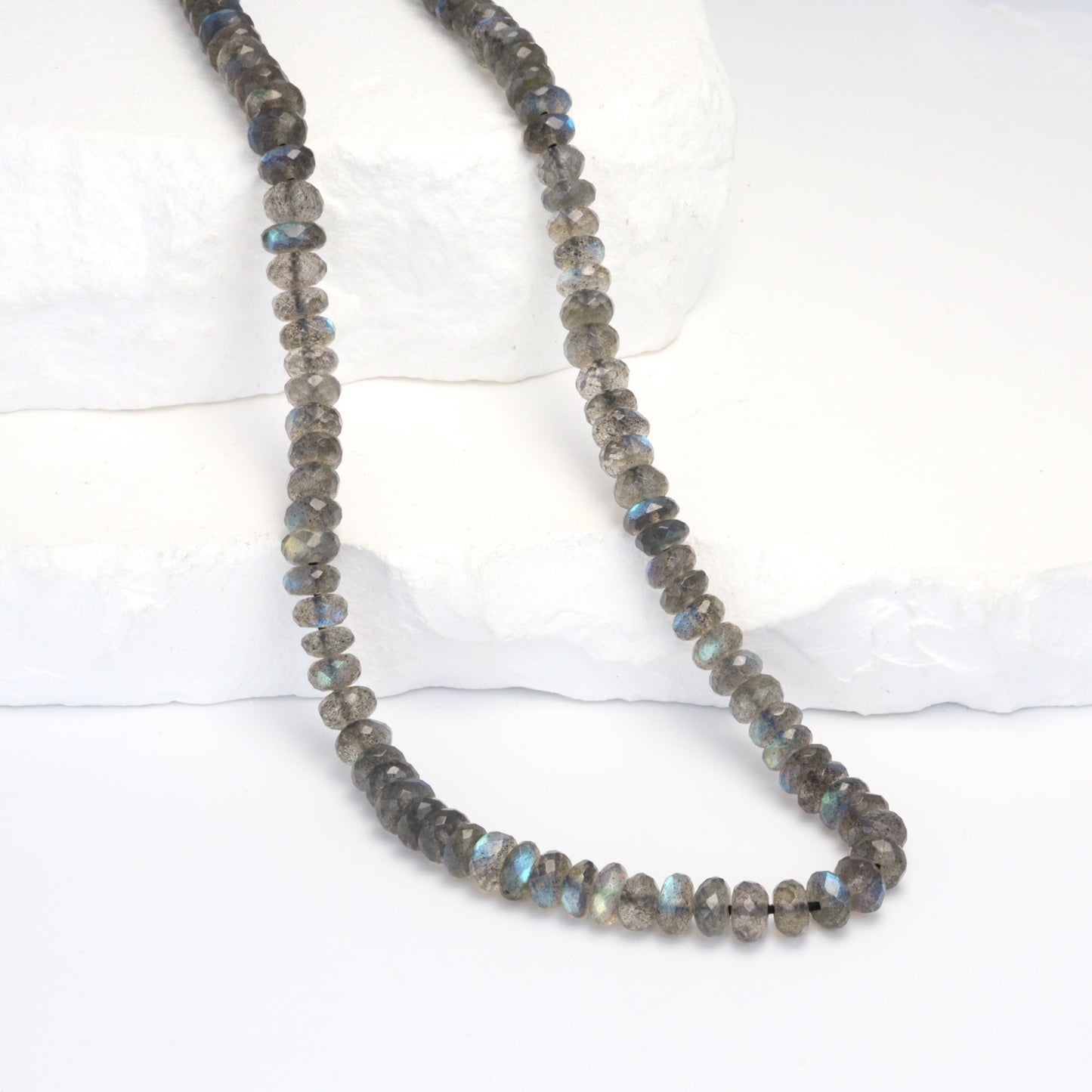 AAA Blue Labradorite 5mm Faceted Rondelles