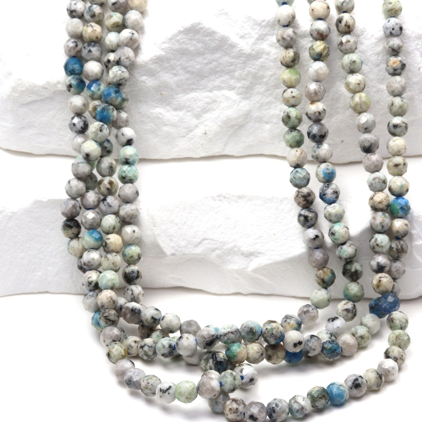 K2 Jasper 3.5mm Faceted Rounds