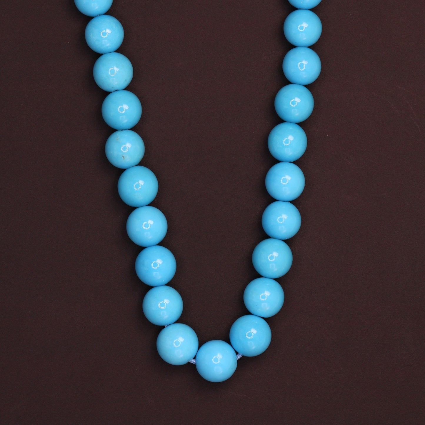 Sleeping Beauty Turquoise 6mm Smooth Rounds