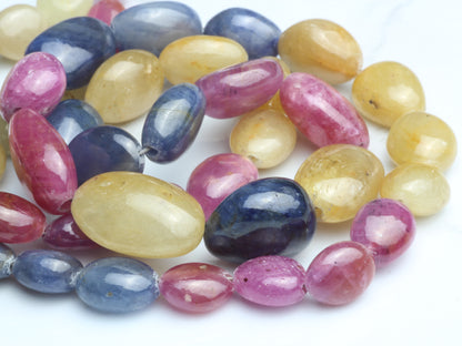 Multi Sapphire 7x5mm Smooth Ovals