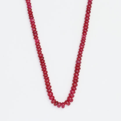 Red Ruby 3mm Smooth Rondelles