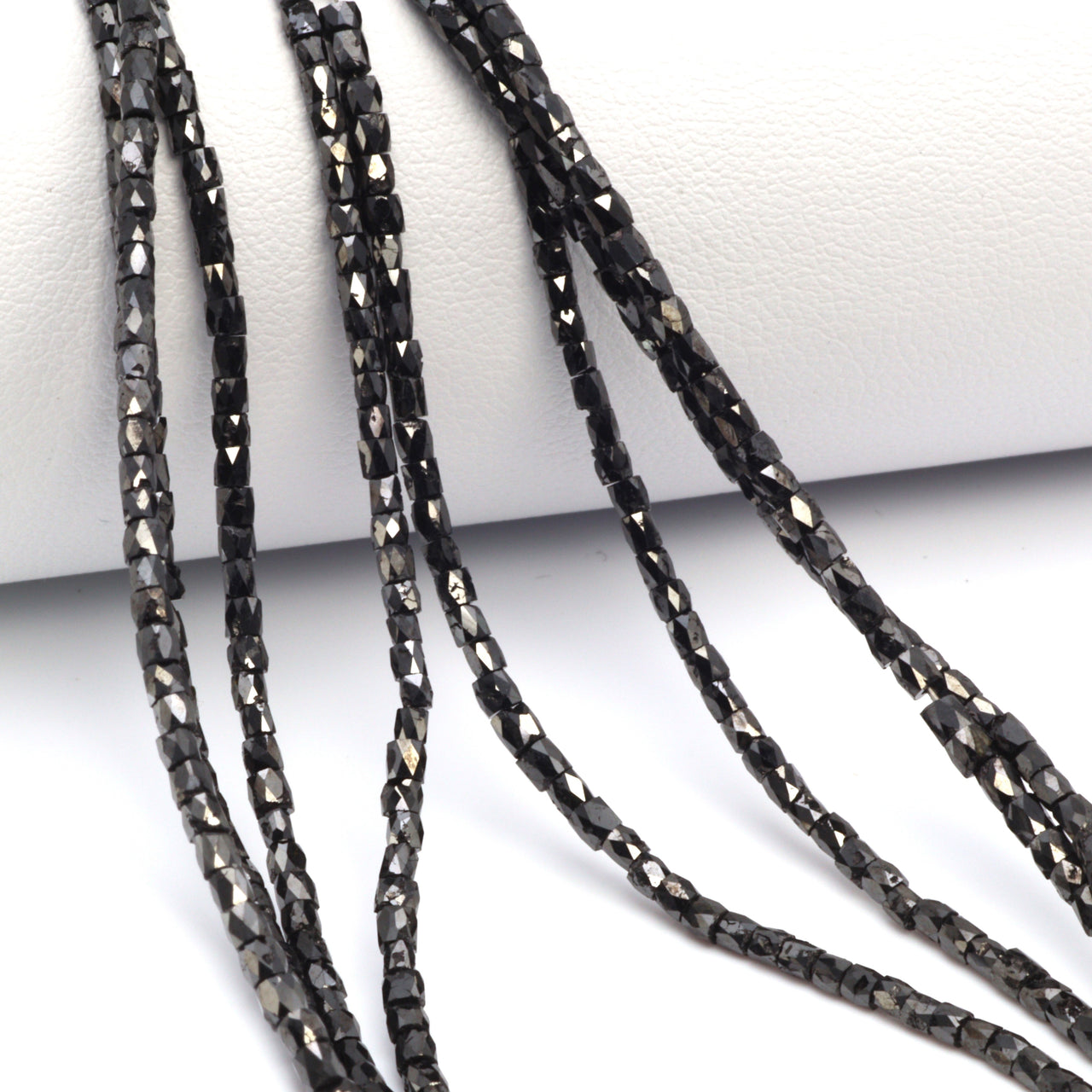 Black Diamond 2x2mm Faceted Tubes