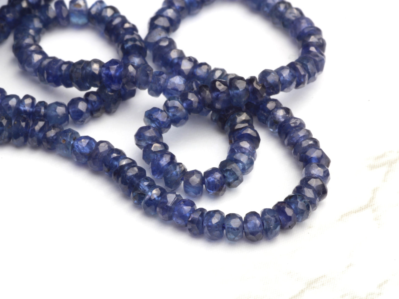 Royal Blue Sapphire 2.5mm Faceted Rondelles