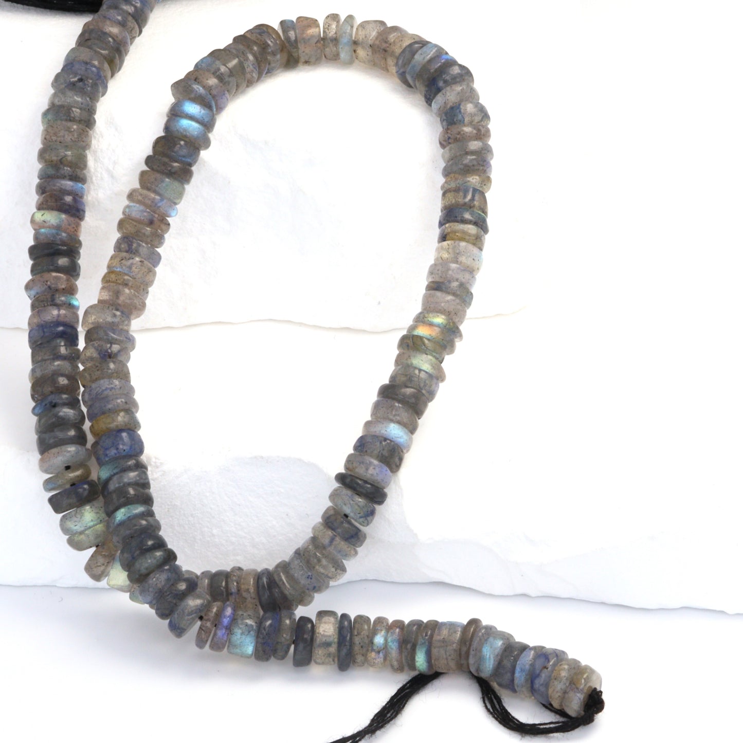 Blue Labradorite 5mm Smooth Tires