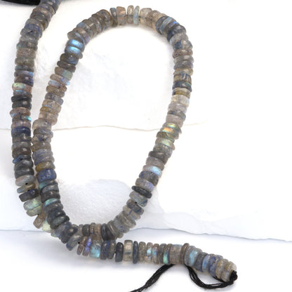 Blue Labradorite 5mm Smooth Tires