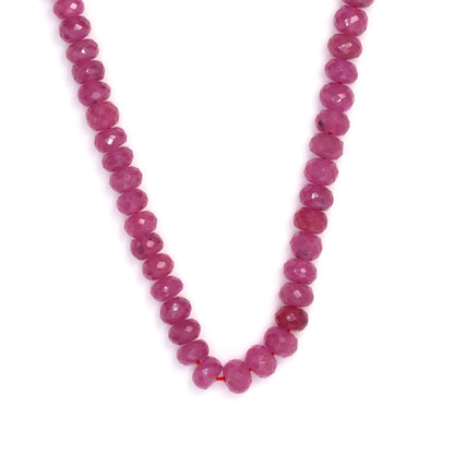Pink Sapphire 5mm Faceted Rondelles