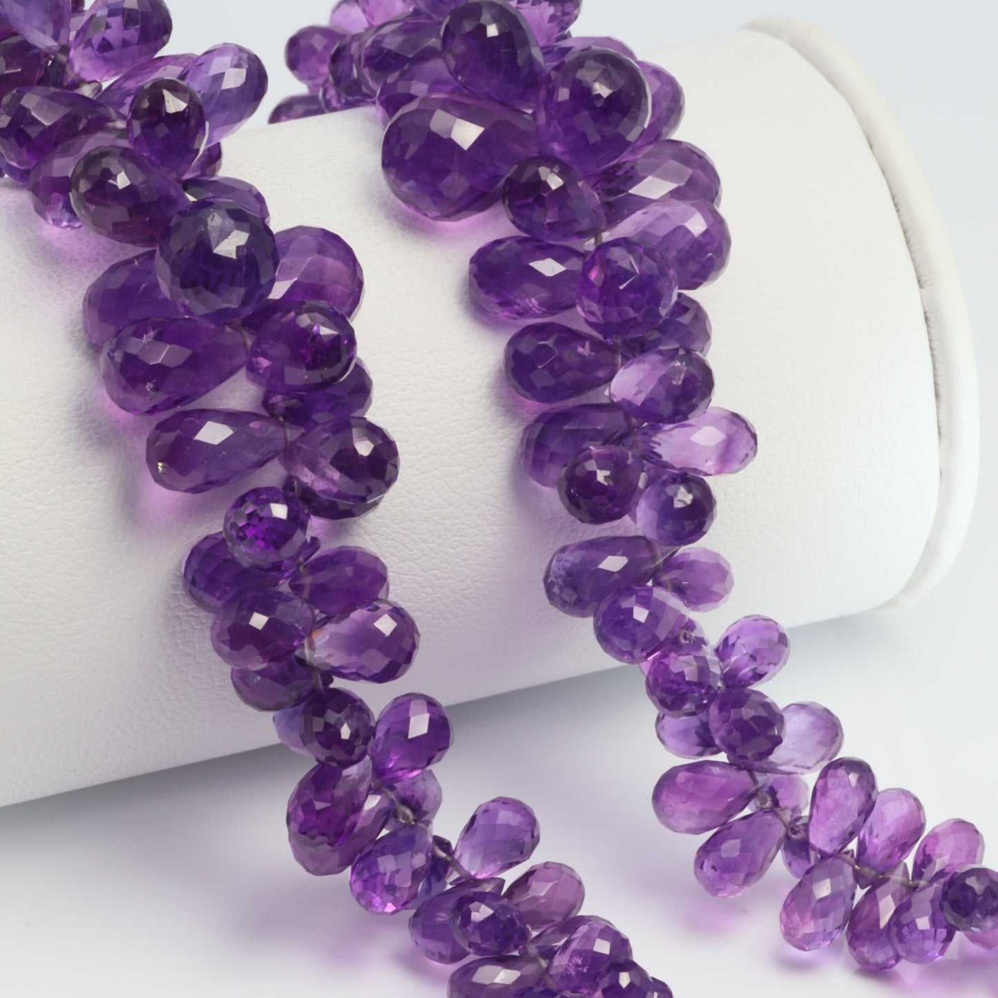 Light Purple Amethyst 6x4mm Faceted Teardrop Briolettes