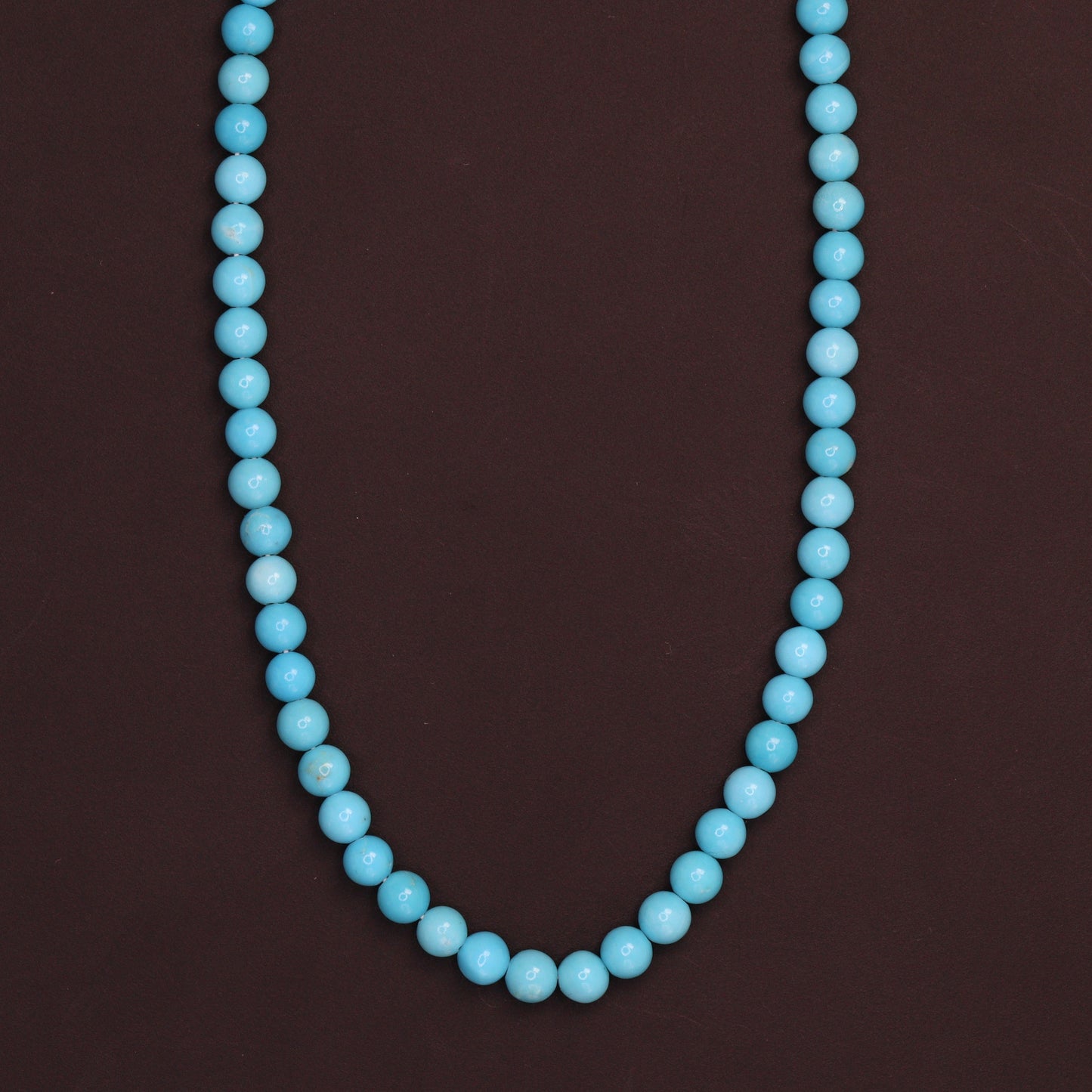 Sleeping Beauty Turquoise 3mm Smooth Rounds Bead Strand