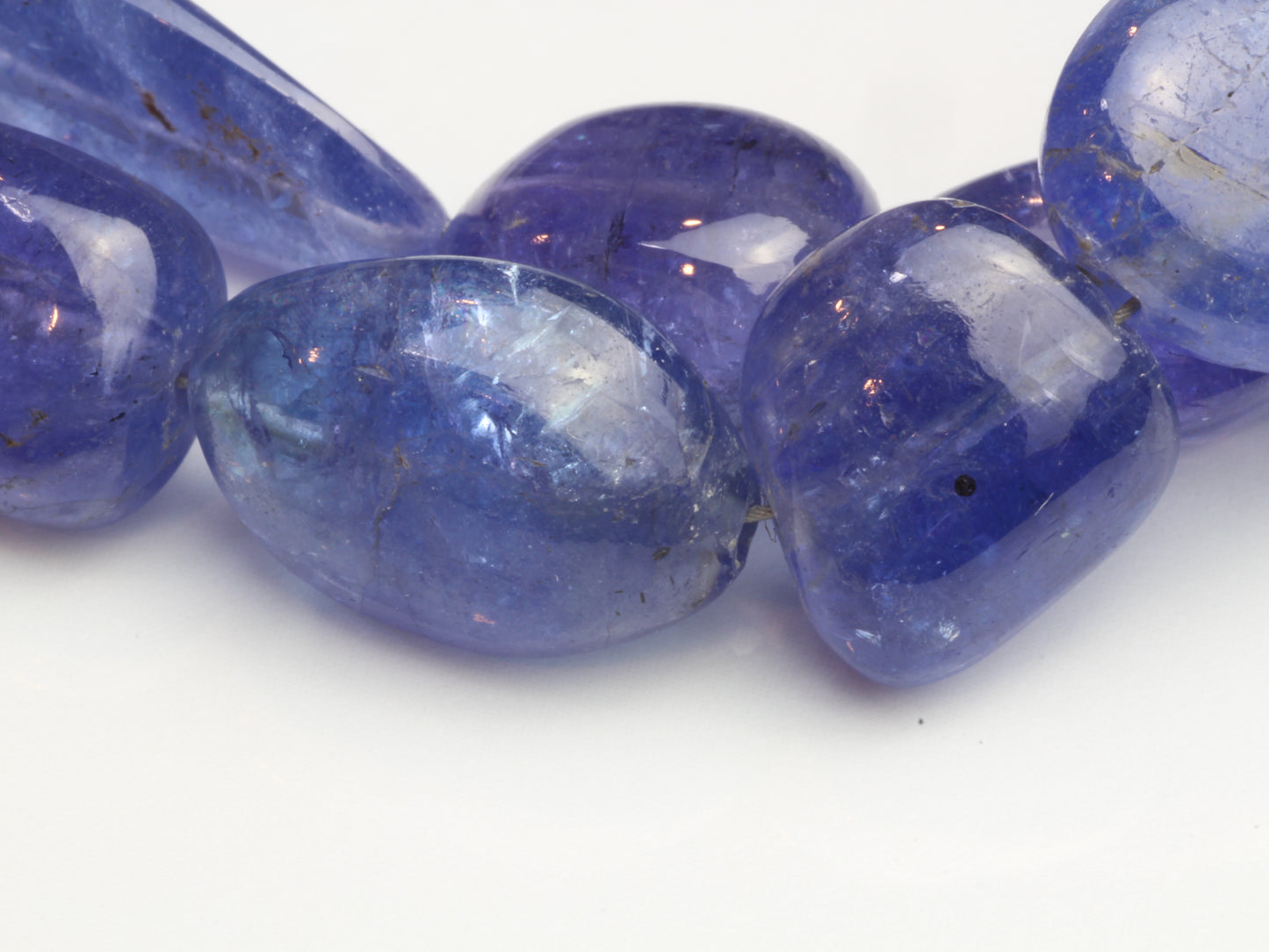 Blue Tanzanite 11x9mm Smooth Nuggets