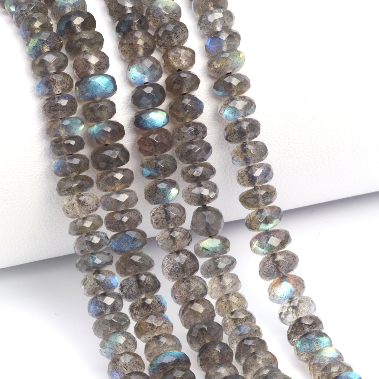 AAA Blue Labradorite 5mm Faceted Rondelles