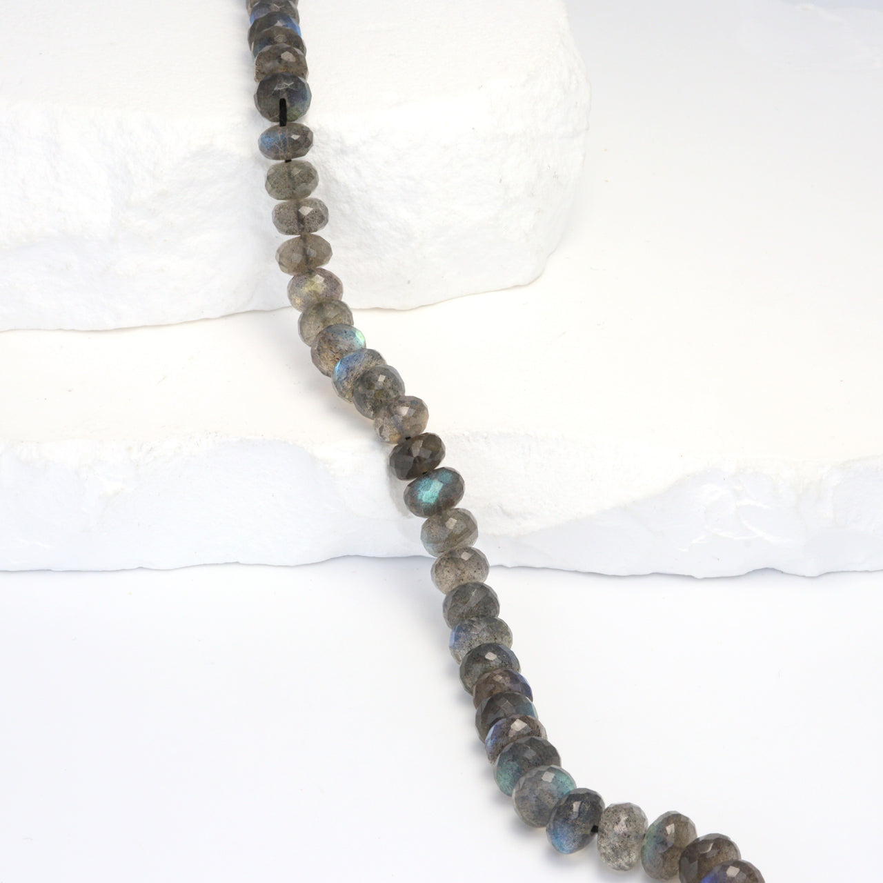 AAA Blue Labradorite 6mm Faceted Rondelles