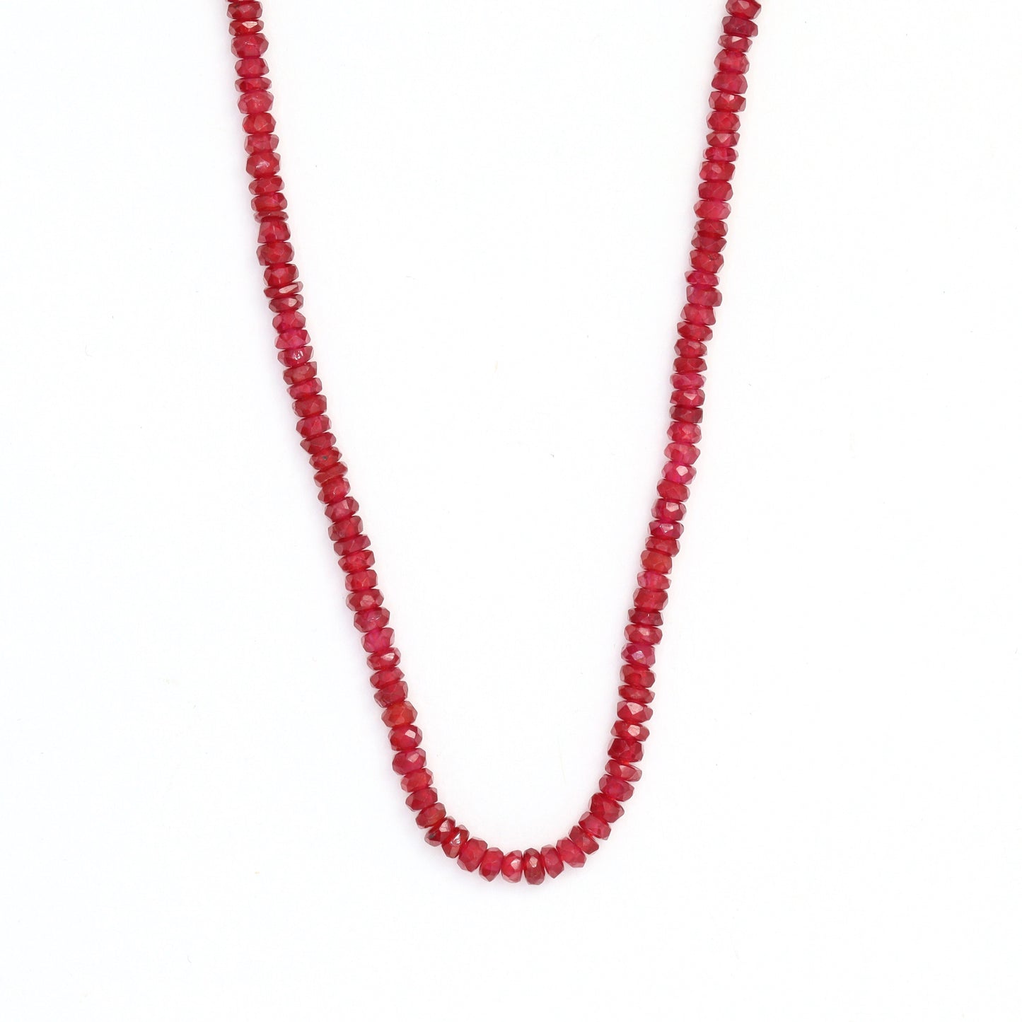 Red Ruby 2mm Faceted Rondelles