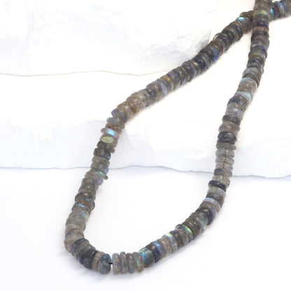Blue Labradorite 5mm Smooth Tires