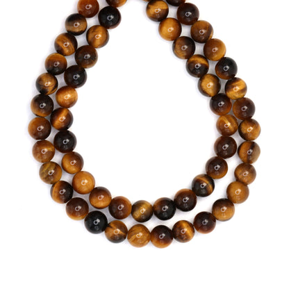 Brown Tiger's Eye 6mm Smooth Rounds