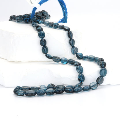 London Blue Topaz 9x6mm Smooth Nuggets