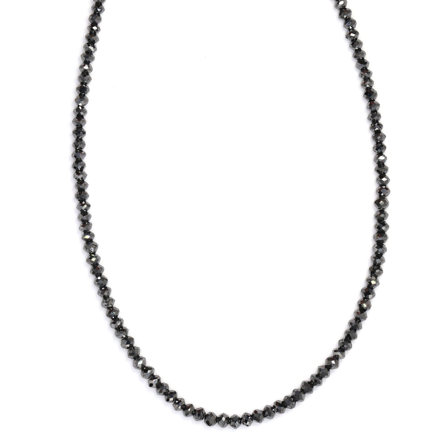 Black Diamond 1.9mm Faceted Rondelles