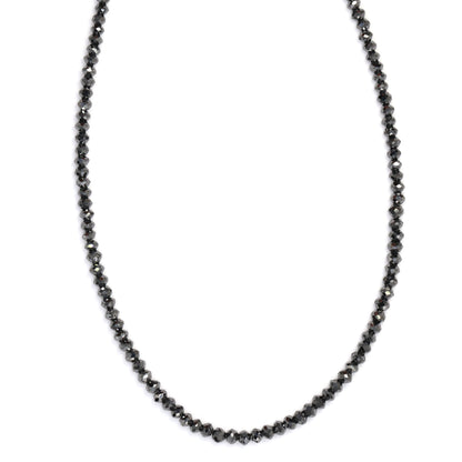 Black Diamond 1.9mm Faceted Rondelles