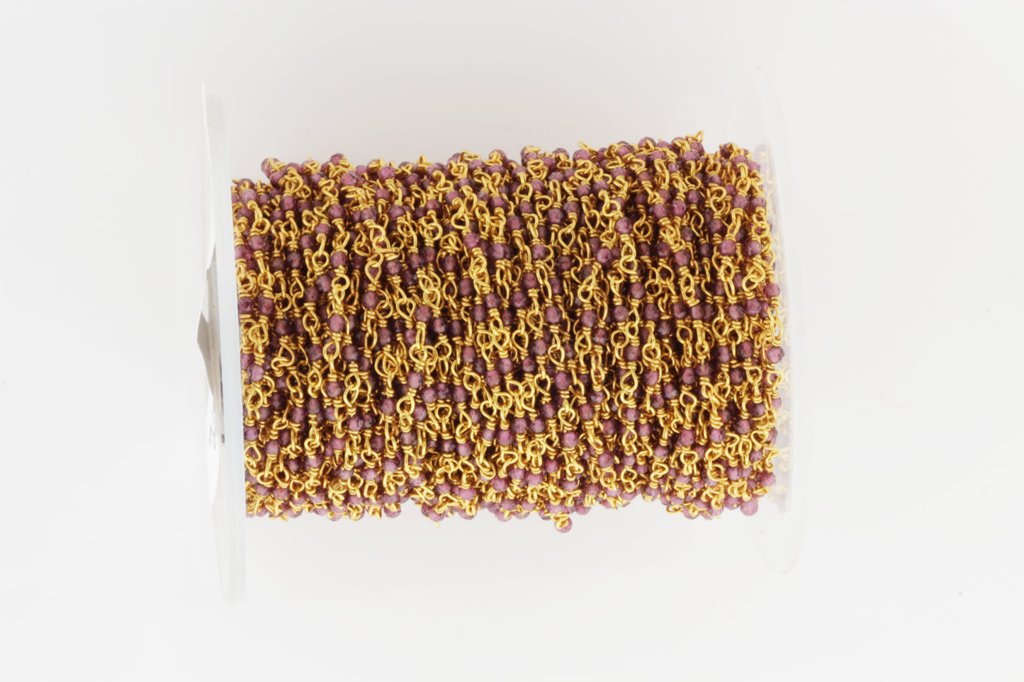 Rhodolite Garnet 2mm Faceted Rounds
