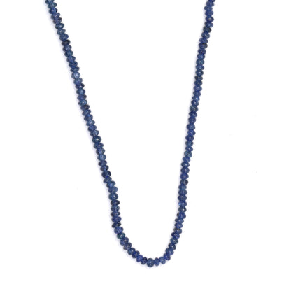 Cornflower Blue Sapphire 2mm Smooth Rondelles Bead Strand