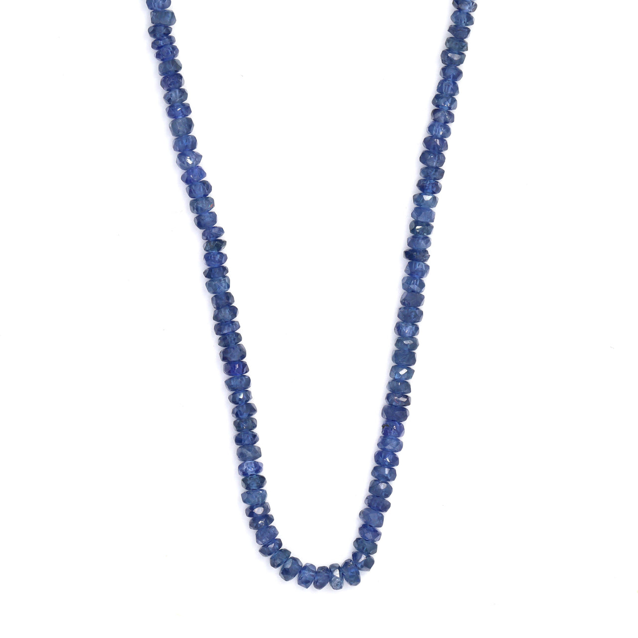 AA Royal Blue Sapphire 2.5mm Faceted Rondelles Bead Strand