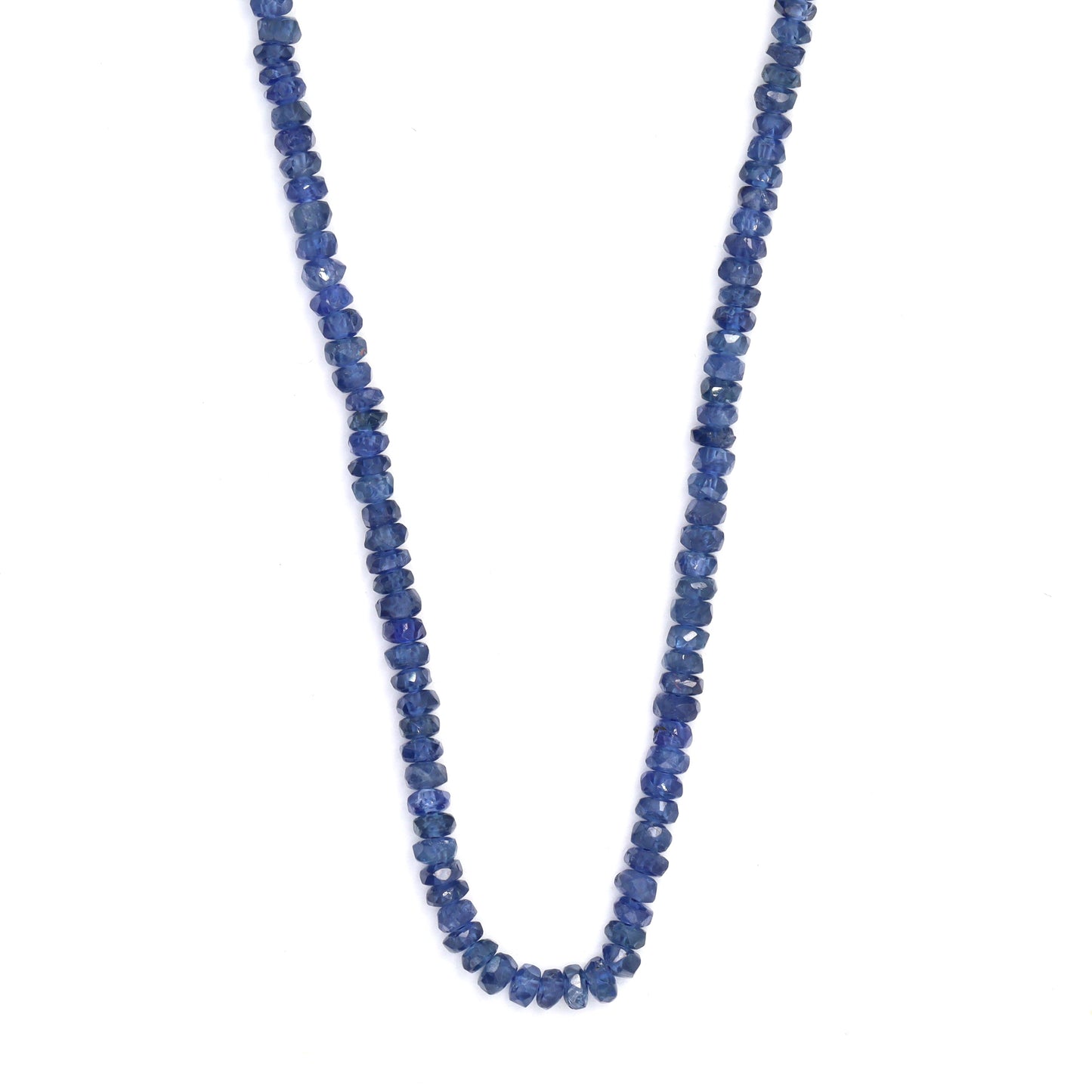 AA Royal Blue Sapphire 2.5mm Faceted Rondelles Bead Strand