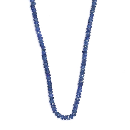 AA Royal Blue Sapphire 2.5mm Faceted Rondelles Bead Strand