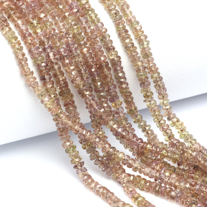 Color Change Garnet 3mm Faceted Rondelles