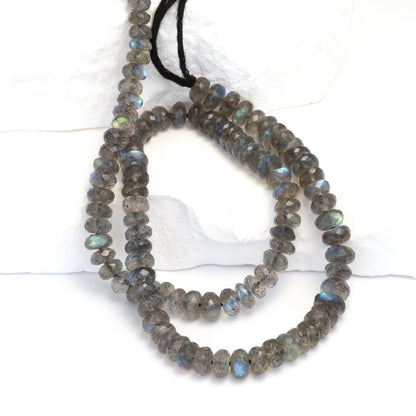 AAA Blue Labradorite 5mm Faceted Rondelles