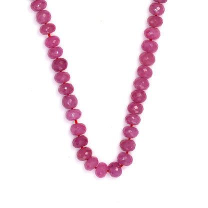 Pink Sapphire 5.5mm Faceted Rondelles