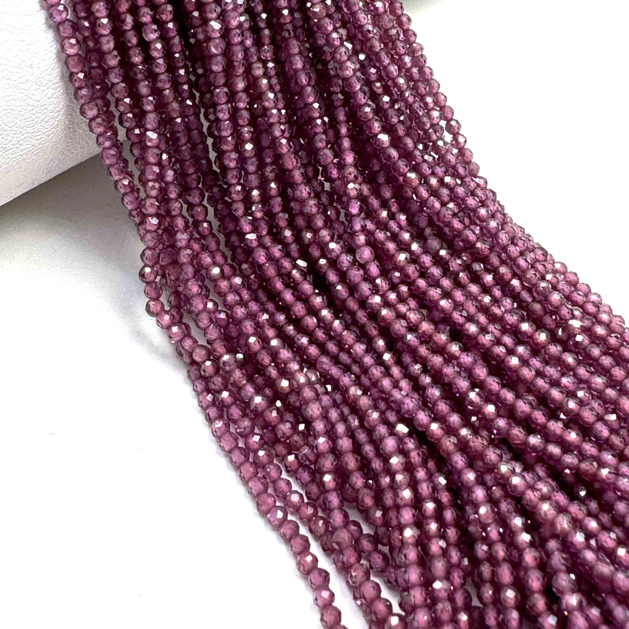 AAA Rhodolite Garnet 2mm Faceted Rounds