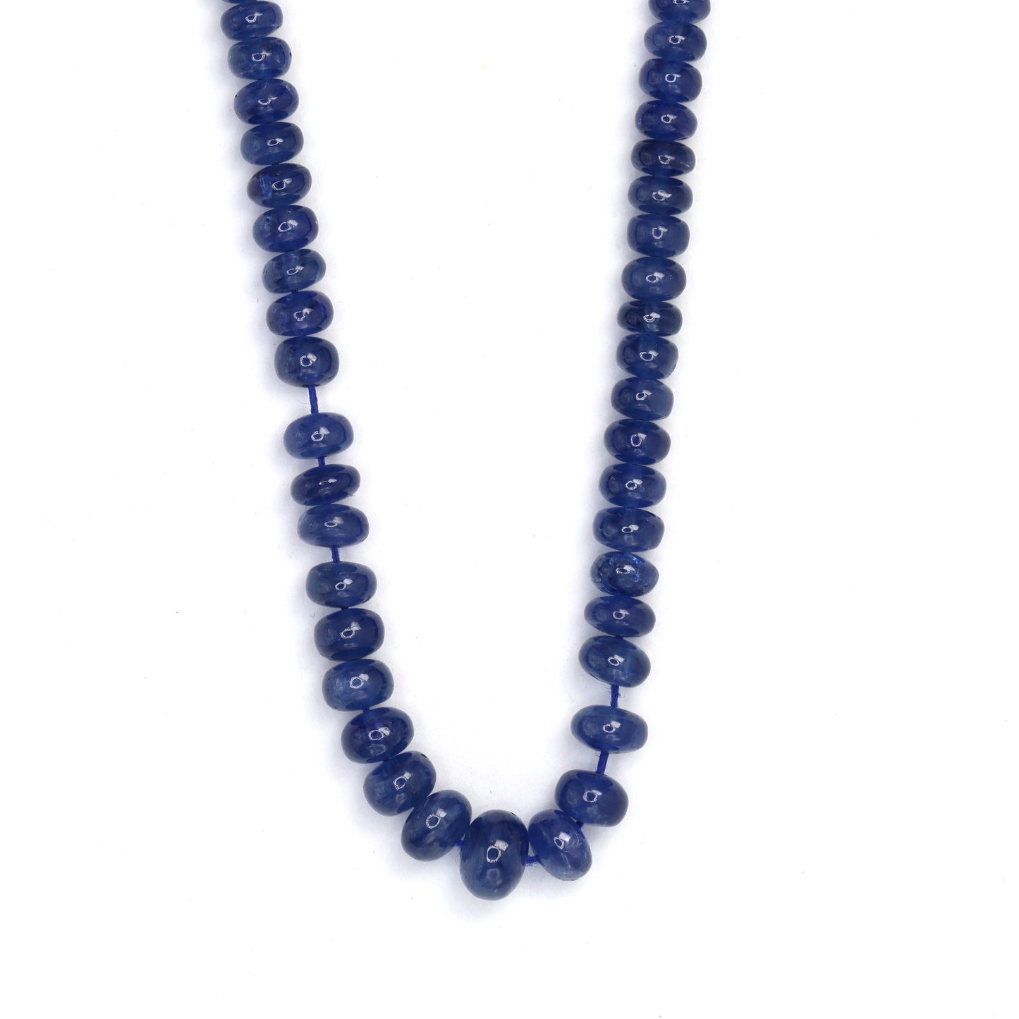 Cornflower Blue Sapphire 4mm Smooth Rondelles