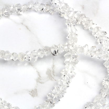 Clear Herkimer Diamond Quartz 3mm Freeform Chips