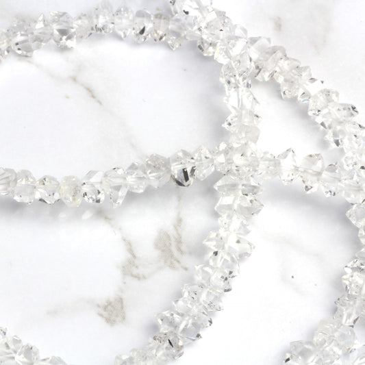 Clear Herkimer Diamond Quartz 3mm Freeform Chips