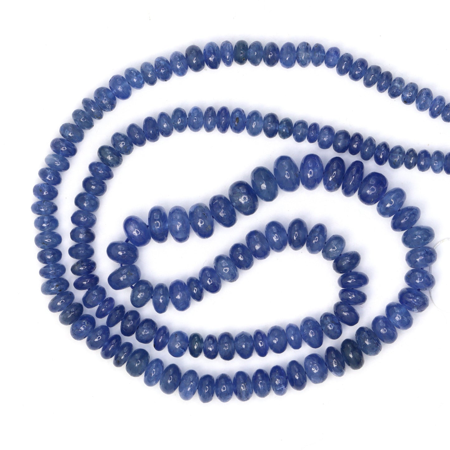 Cornflower Blue Sapphire 3mm Smooth Rondelles