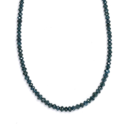 Blue Diamond 1.6mm Faceted Rondelles