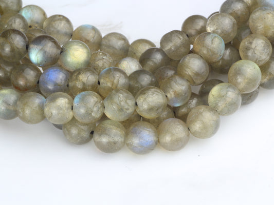 Blue Labradorite 6mm Smooth Rounds