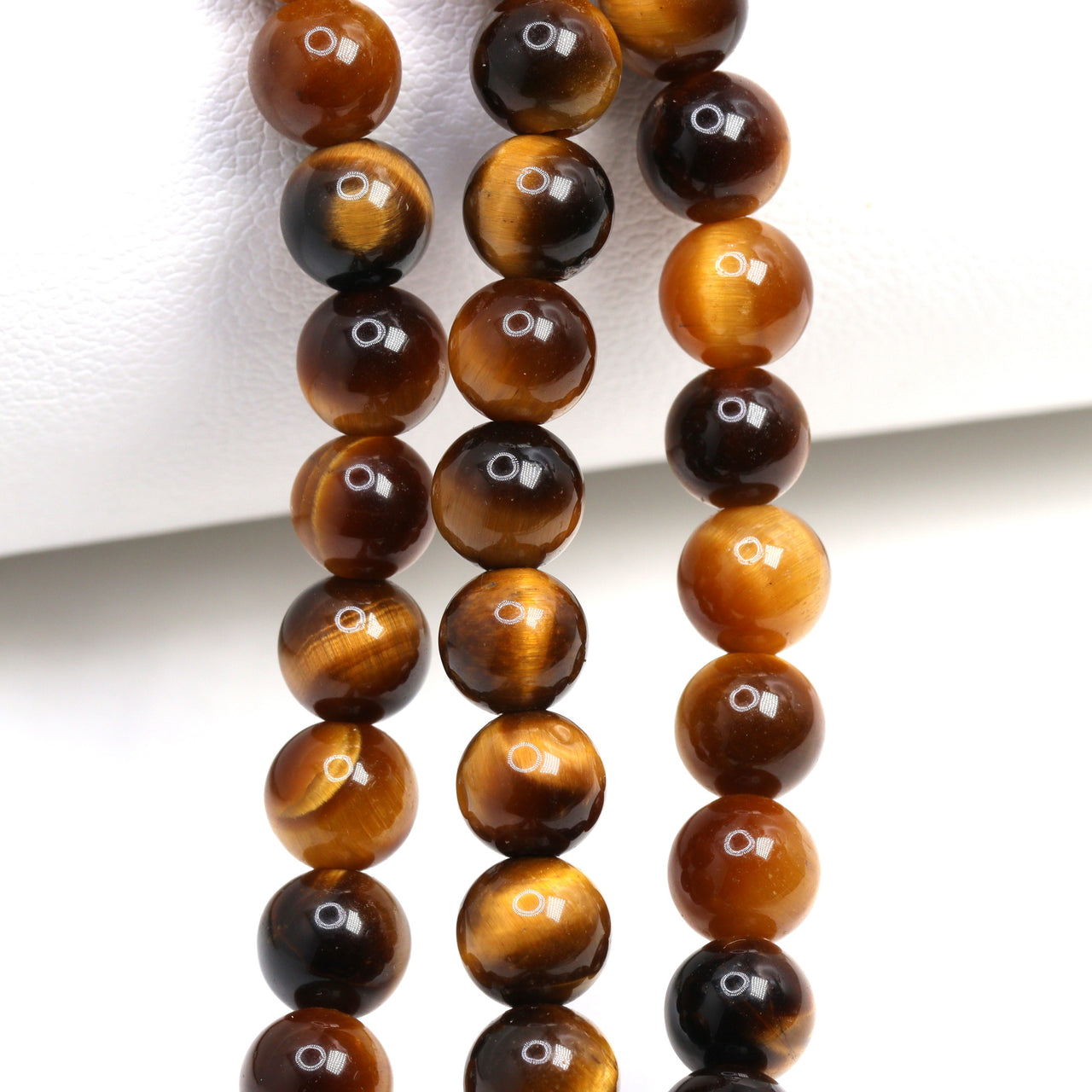 Brown Tiger's Eye 6mm Smooth Rounds