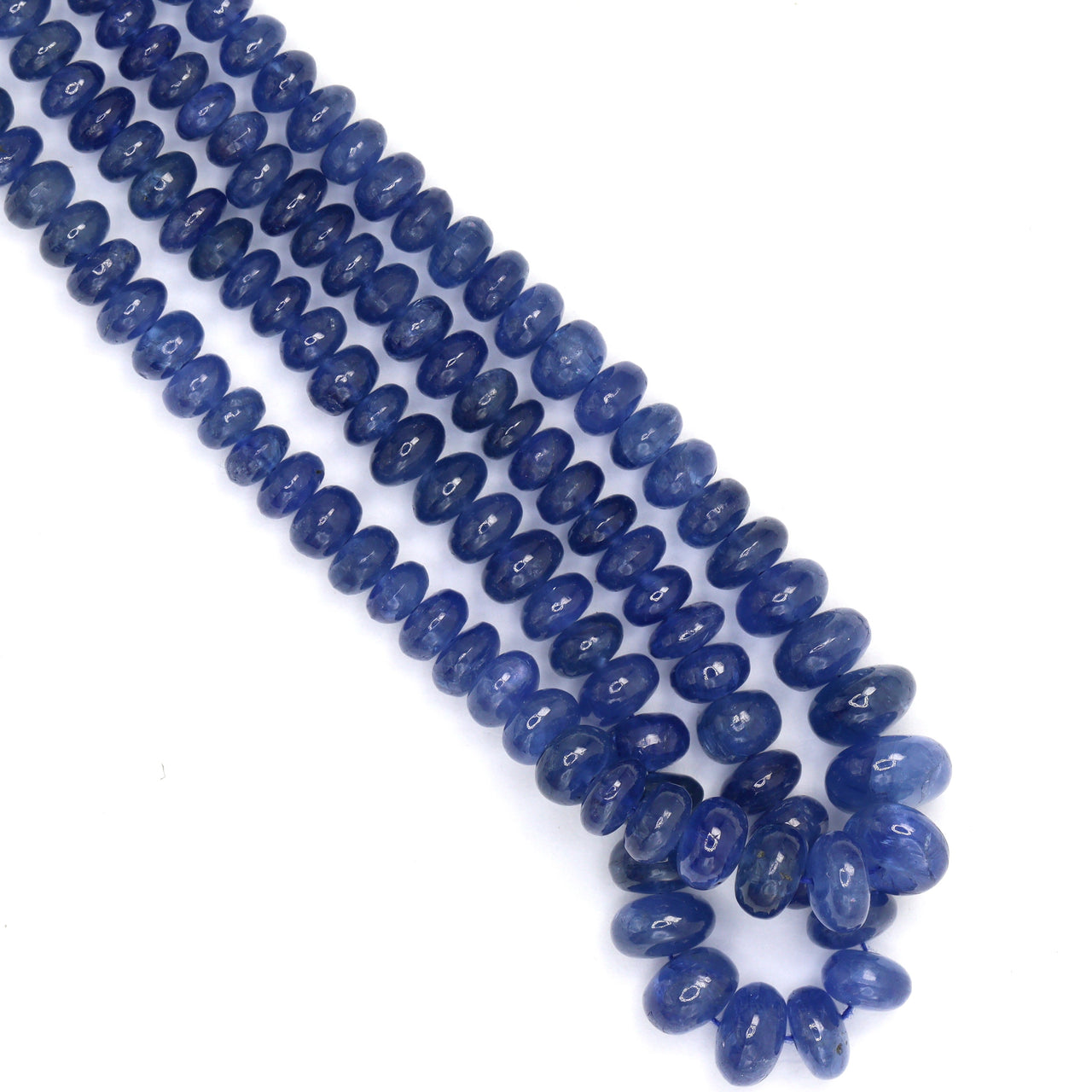 Cornflower Blue Sapphire 3.5mm Smooth Rondelles