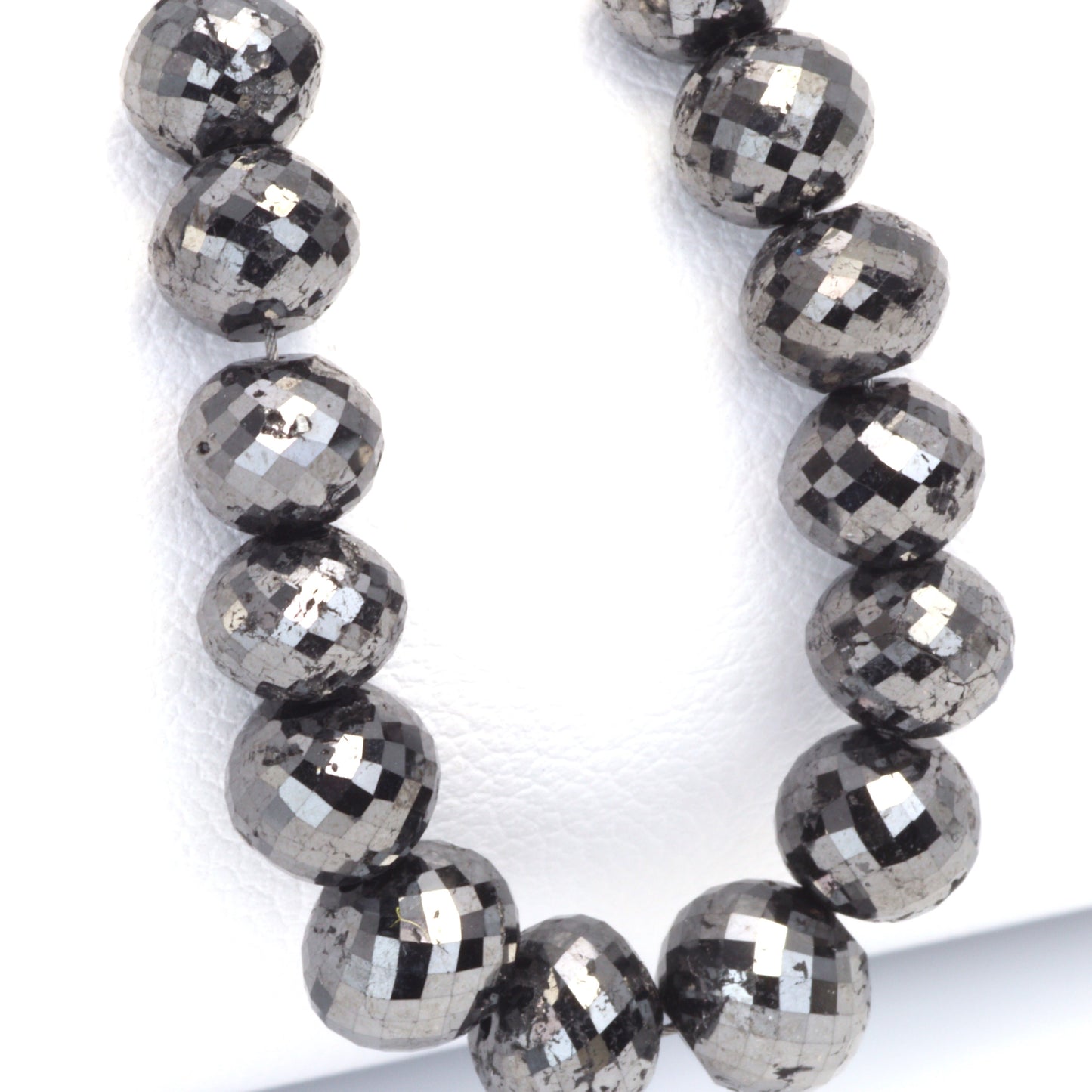 Black Diamond 6mm Faceted Rondelles