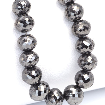 Black Diamond 6mm Faceted Rondelles