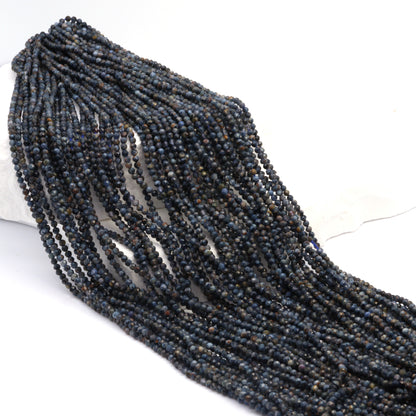Pietersite 2mm Faceted Rounds Bead Strand
