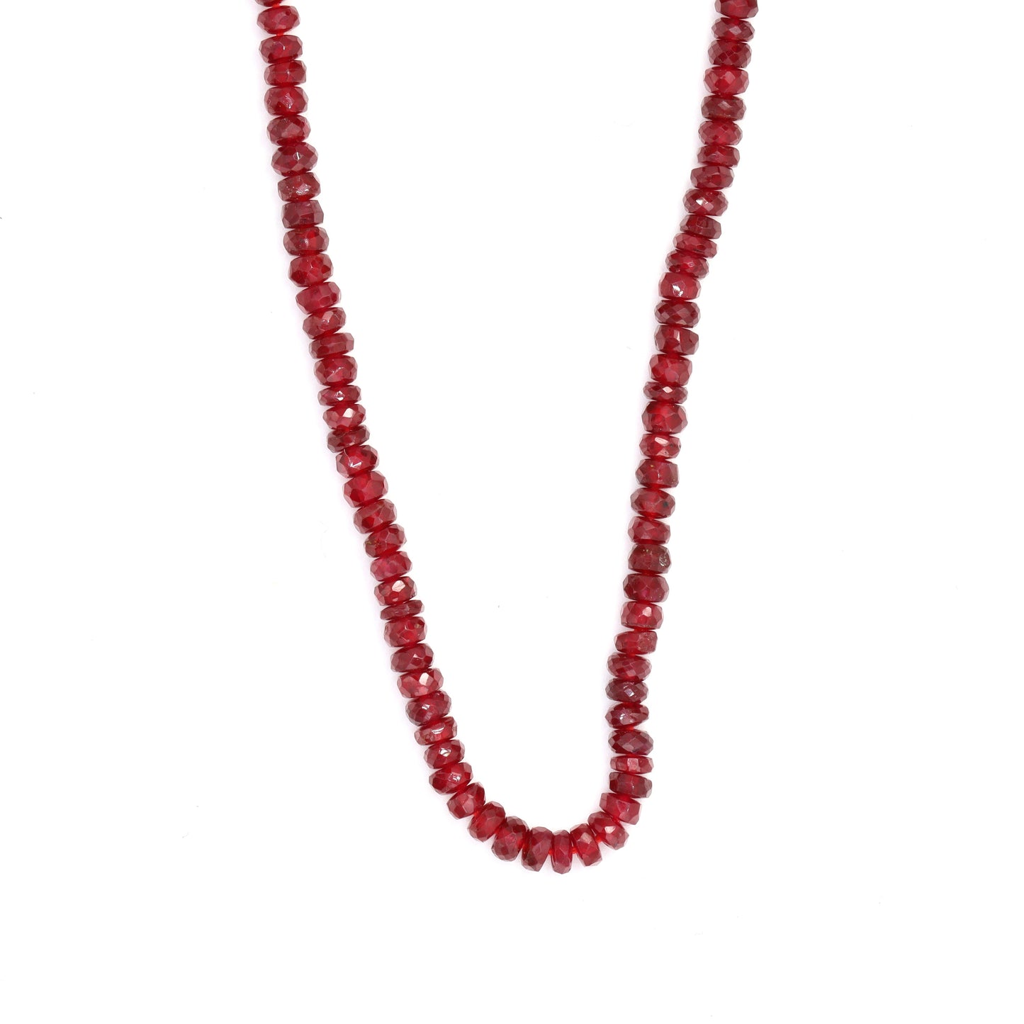 Red Ruby 3mm Faceted Rondelles