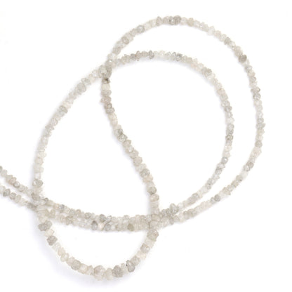 White Diamond 2.5mm Faceted Chips