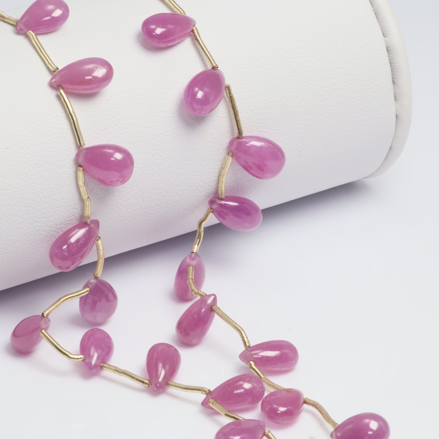 Red Ruby 8x5mm Smooth Pear Shaped Briolettes