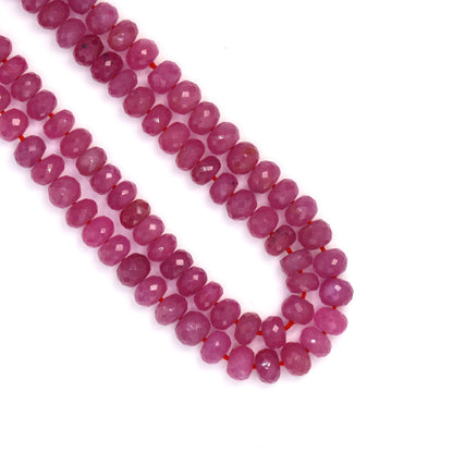 Pink Sapphire 5.5mm Faceted Rondelles