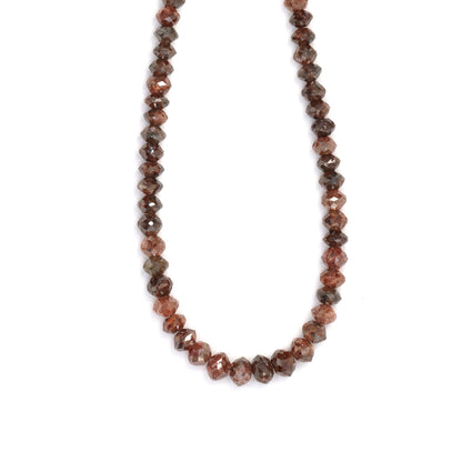 Brown Diamond 2.5mm Faceted Rondelles
